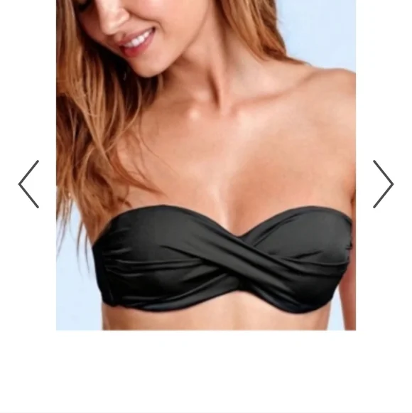 Victoria's Secret Black Strapless Knockout Bikini - Picture 3 of 6